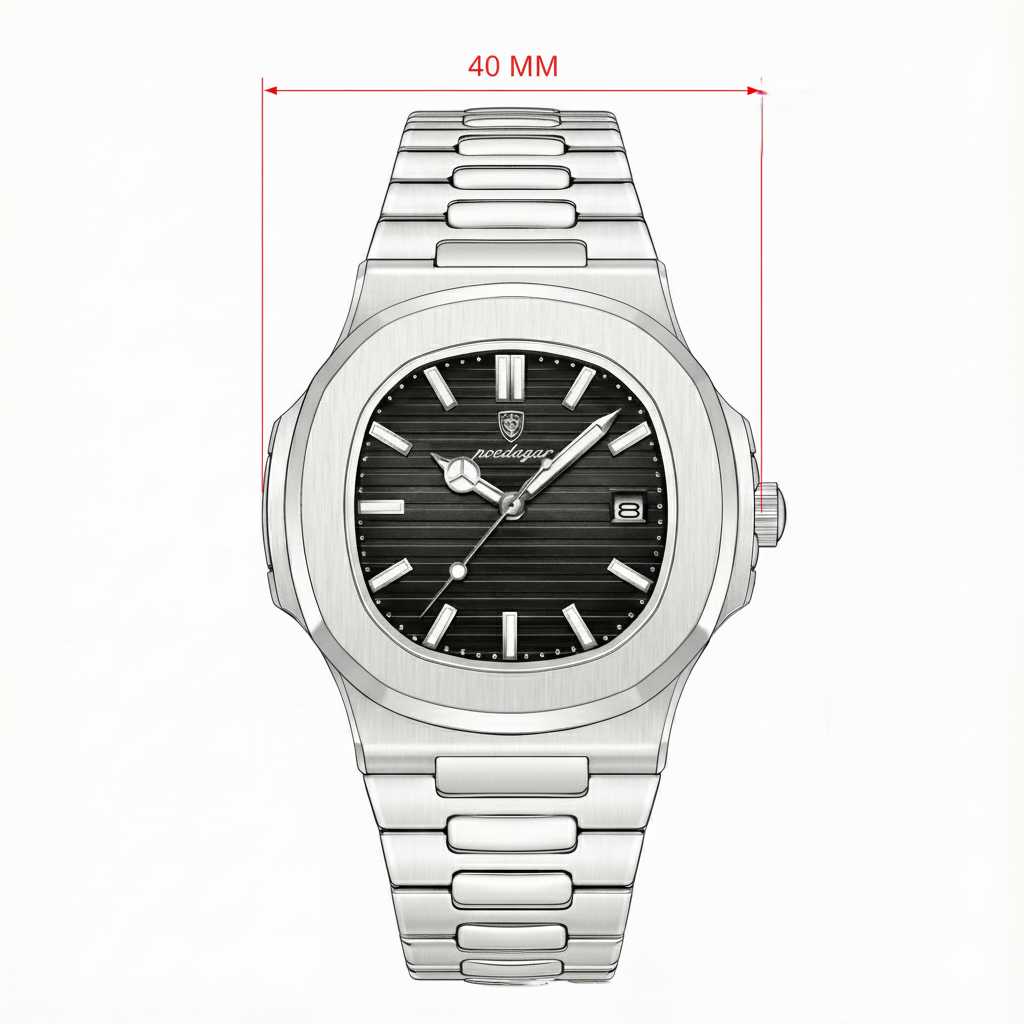 Luxury Stainless Steel Watch